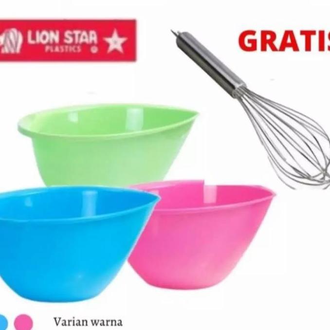 Lagii- Baskom Adonan Baskom Plastik Lion Star Egg Bowl Lion Star