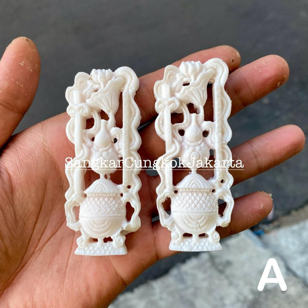 [ALK] Longsan Ukir Sangkar Cungkok Pleci Bahan Resin Peninggi Tangkringan Ukir