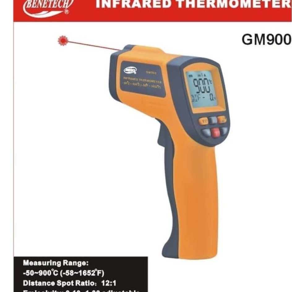 Infrared Thermometer 900 Celsius Benetech GM900 Termometer Gun 900 GM