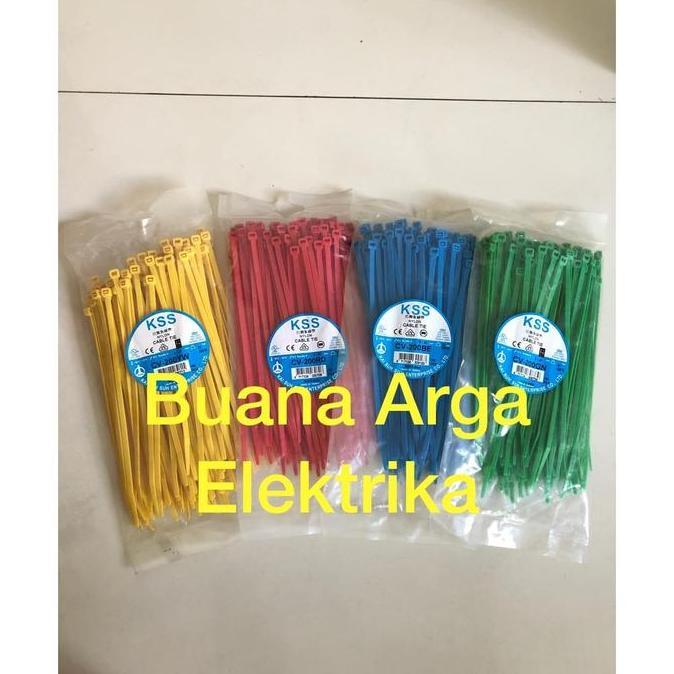 Pilihan - Kabel Ties Warna Kss Cv 200/ Nylon/ Cable Tie Kss Cv 200 Original/20Cm