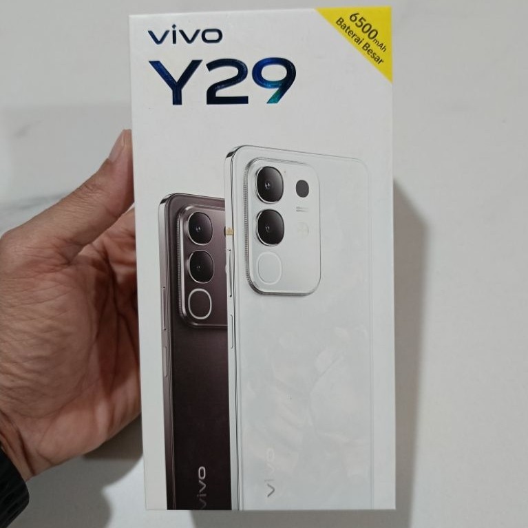 VIVO Y29 6+6/128Gb - ex DemoLive, IP69 Tahan Air Ekstrem NFC Baterai 6500mAh Cam 50MP Mulus 99%