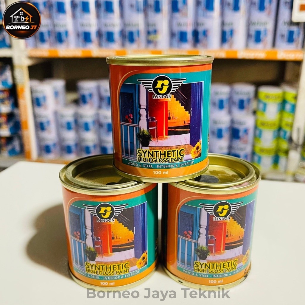 cat minyak kaleng kecil 100ml RJ London