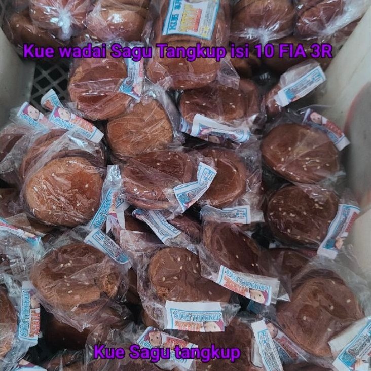 Kue wadai Sagu batangkup isi 10