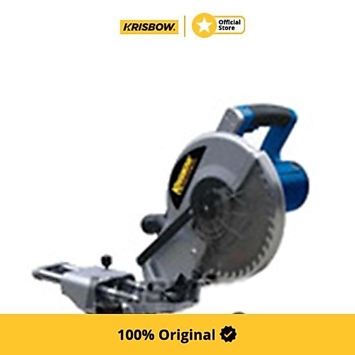 Langsung Diproses Krisbow Mesin Gergaji Mitre 255 Mm 1900 Watt Irms1001 Miter Saw Wood Cutter Potong