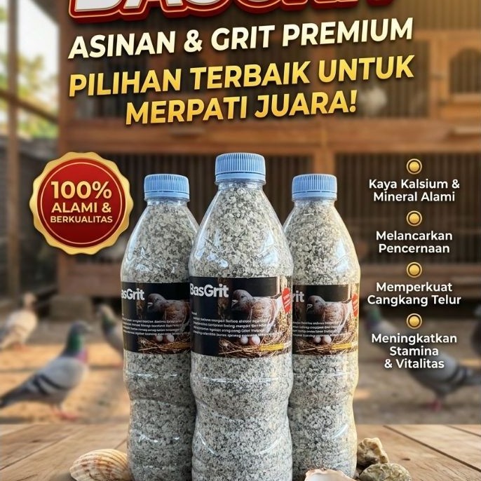 BASGRIT/ASINAN MERPATI/TELUR PUYUH MERPATI