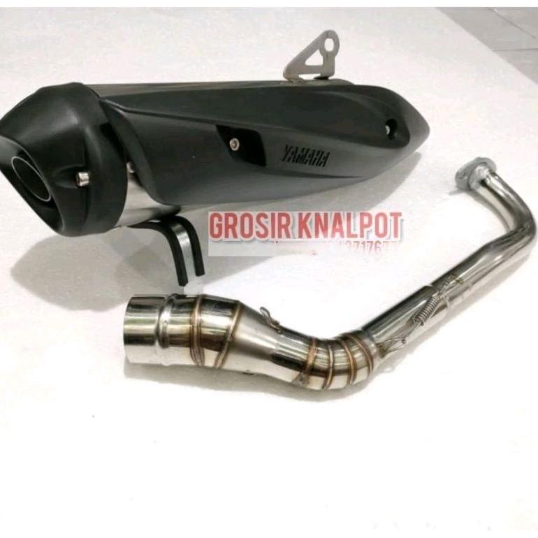 Knalpot Racing Model Rob1 Rob 1 Fulset Leher Header Stainles PLUS Tameng Yamaha Nmax N max Aerox Old