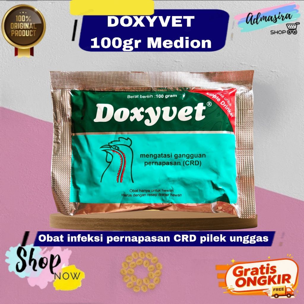 Doxyvet 100g Obat Ngorok Ayam Ampuh Aman