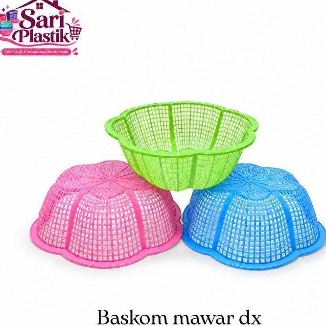 Wakul Mawar DX - Besek Nasi Hajatan Plastik 1 (1 Lusin/12 PCS)