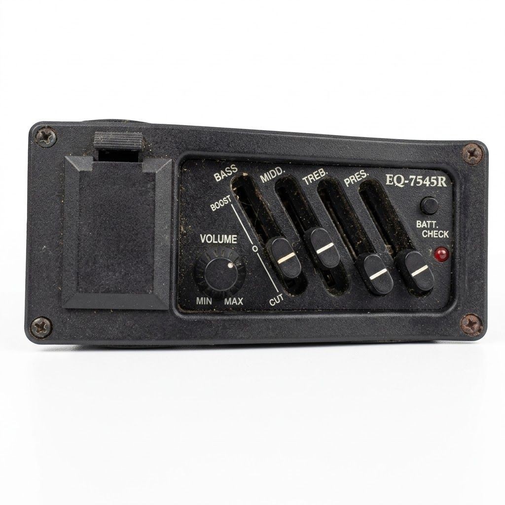 Equalizer/Preamp E1-7545 R Bekas Copotan Gitar Akustik Lakewood