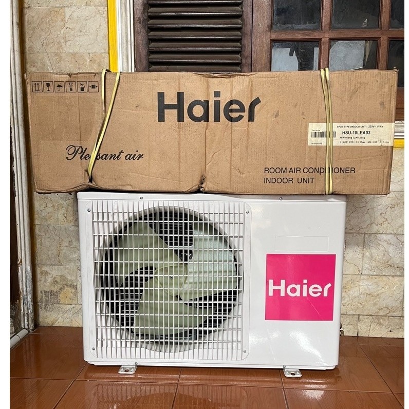 ac 2 pk haier old stock kondisi baru