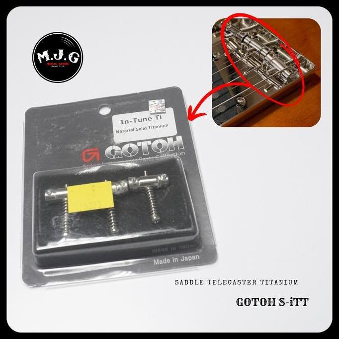 gotoh tremolo saddle sadel bridge gitar elektrik telecaster original fender S-iTT