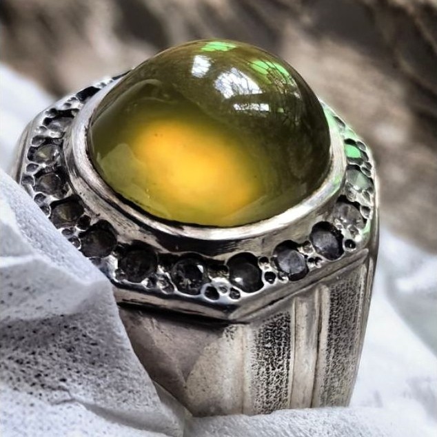 cincin batu bio solar super bening giwang nyala