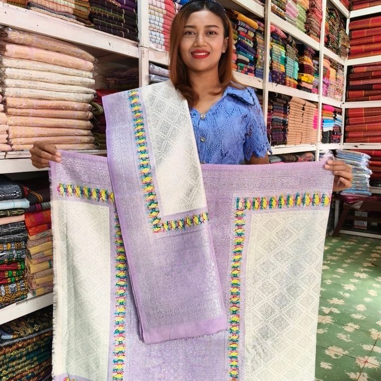 Setelan Tenun Tangan Asli Suji Palembang