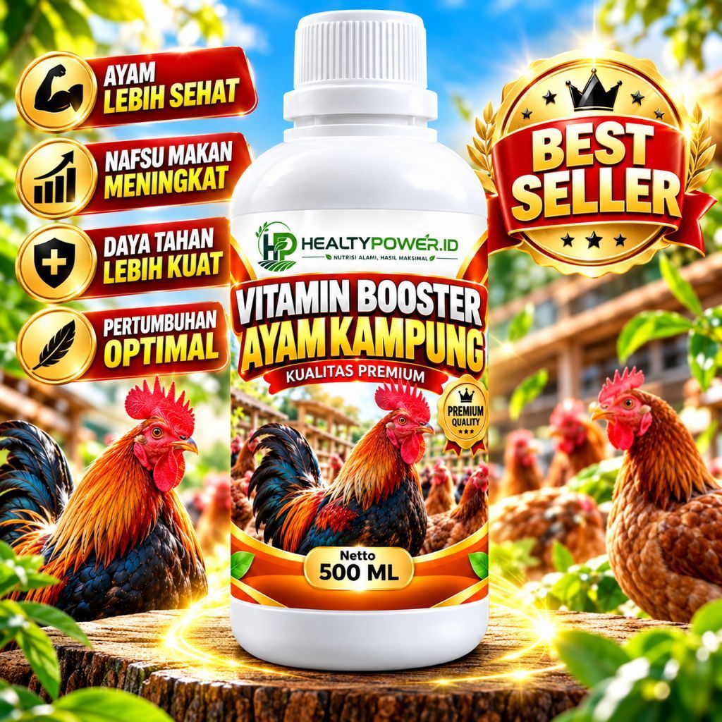 Vitamin Booster Ayam Kampung | Suplemen Vitamin Ayam | Nutrisi Ternak Ayam Kampung Premium