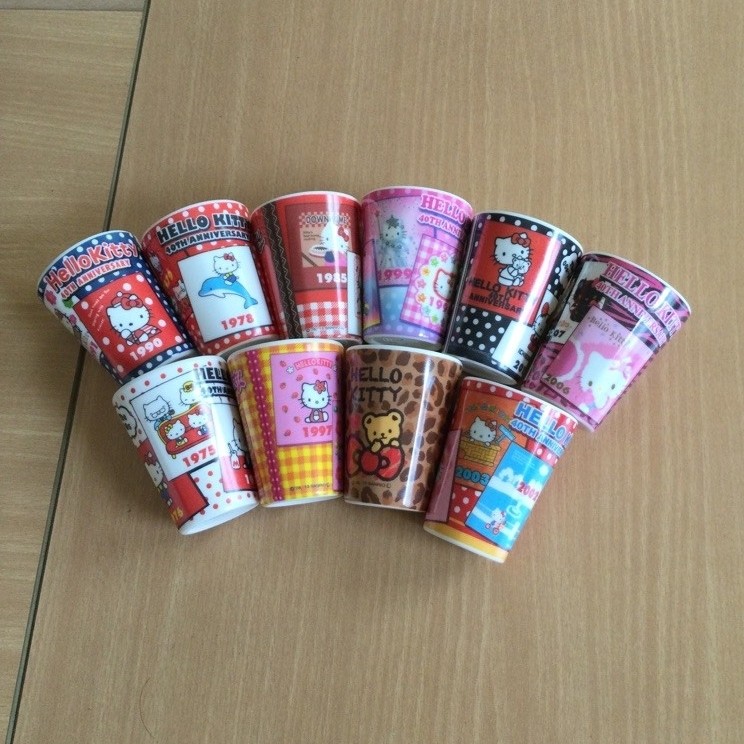 Gelas kecil koleksian hello kitty