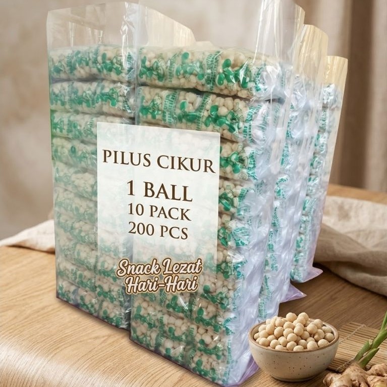 Pilus cikur/Tiktak kencur Pilus unyil 1Bal 10pak  200pics