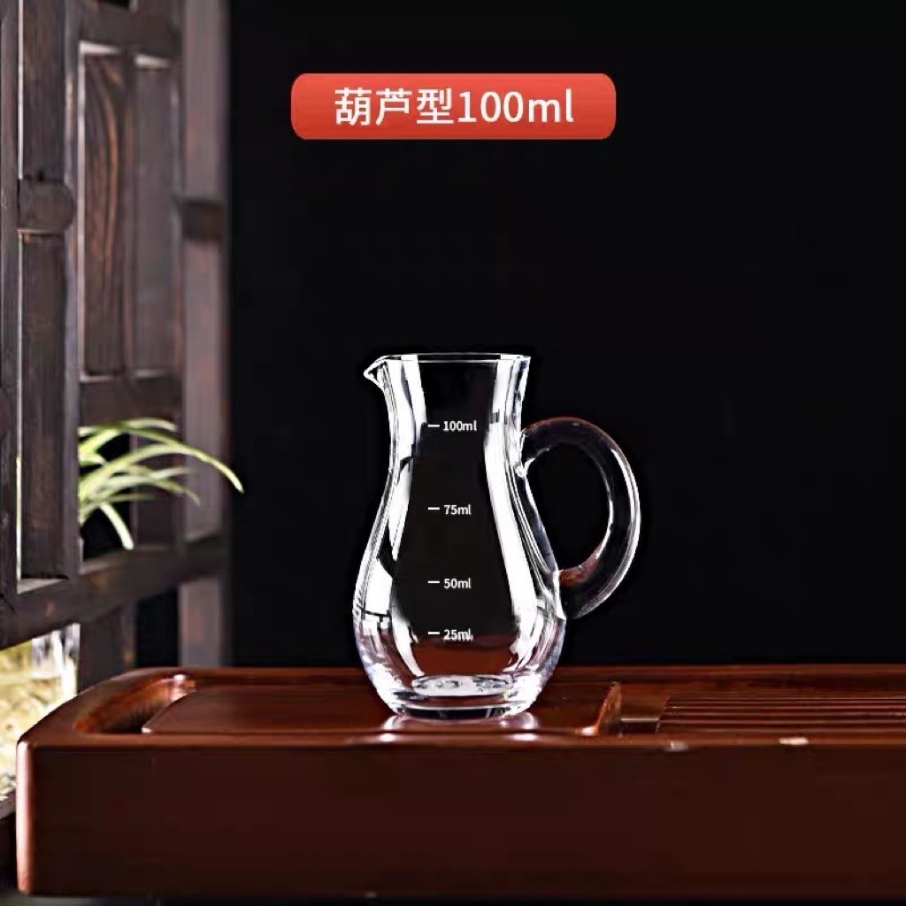 GELAS UKUR 100 ML KECIL MINI BAIJIU UNIK KACA HARGA PER PCS