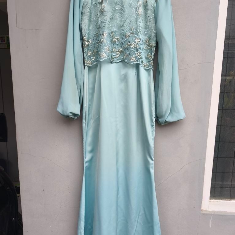 DRESS GAUN KEBAYA BRIDESMAID WEDDING WISUDA HIJAB FRIENDLY BEKAS SECOND PRELOVED