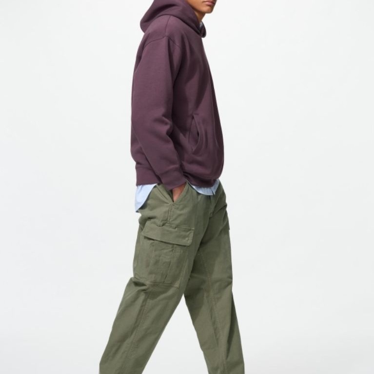 Celana Cargo UNIQLO Olive Green Size L Unisex Preloved