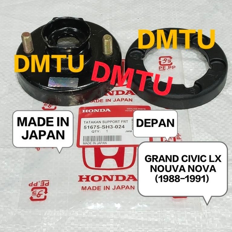 TATAKAN SUPPORT SHOCK DEPAN GRAND CIVIC LX NOUVA NOVA (1988-1991) HARGA 1 PCS MADE IN JAPAN