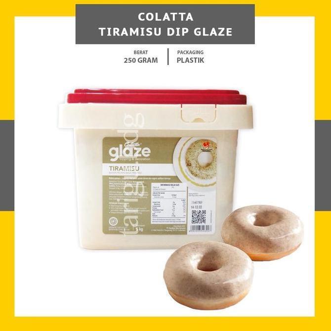 Calm- Dip Glaze Colatta 250Gr - Topping Donat Glaze Collata - Toping Pisang Coklat Nugget - Saus Cok