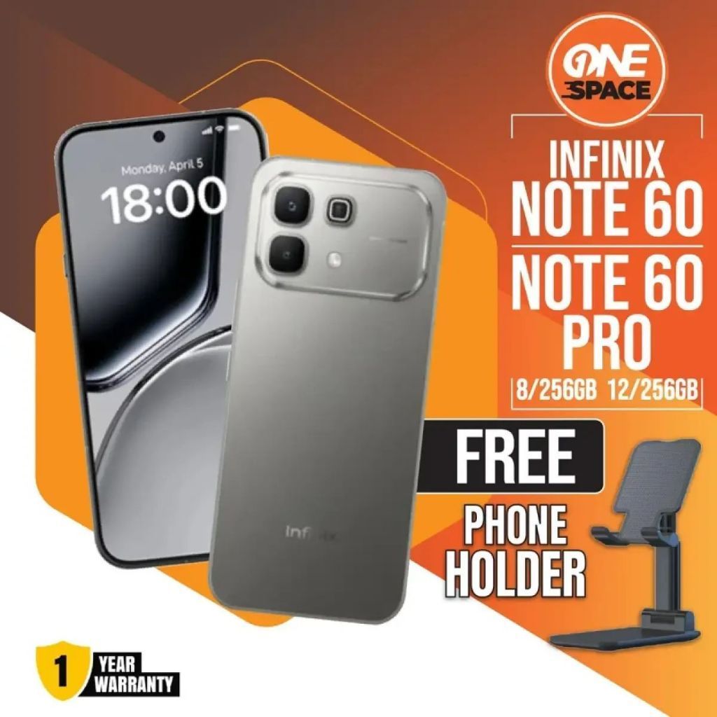 INFINIX Note 60 5G Handphone 8/256GB RAM Besar Kamera 64MP Layar AMOLED