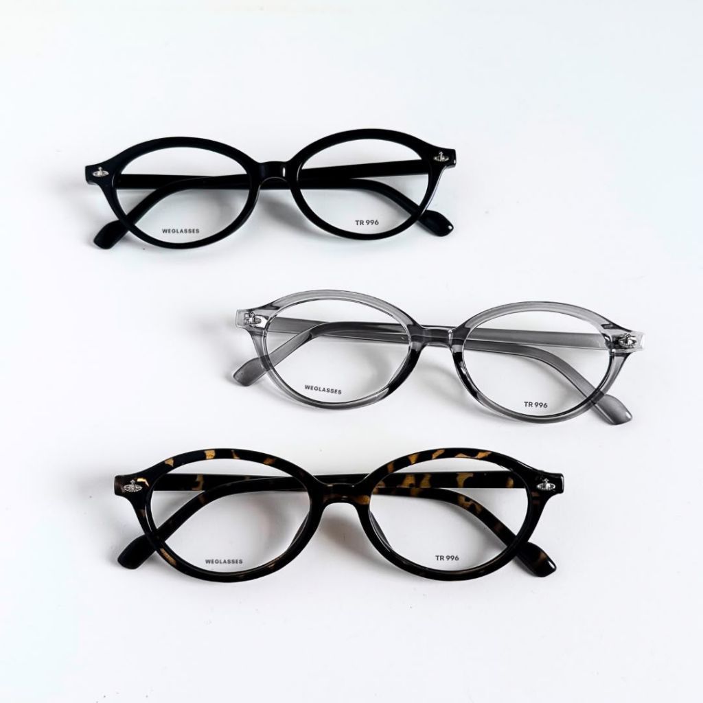 WEGLASSES TR 996 FRAME KACAMATA OVAL, KACAMATA OVAL PLASTIK