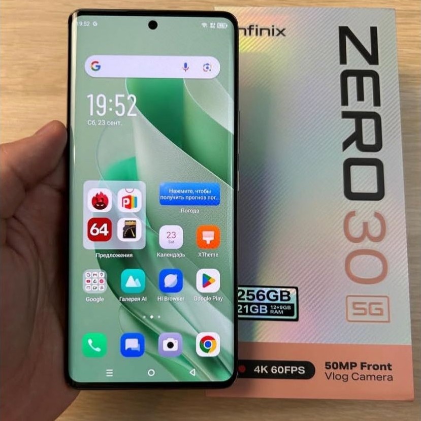 INFINIX Zero 30 Second 8/256GB RAM Fullset Mulus 97% Smartphone Second