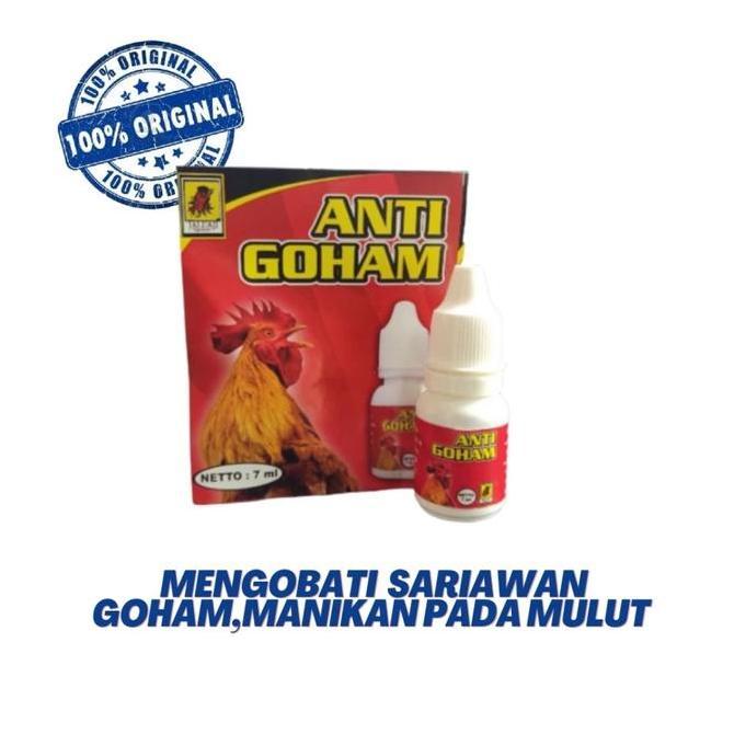 OBAT GOHAM AYAM ANTI GOHAM JALU AJI OBAT MANIKAN AYAM SARIAWAN GOHAM