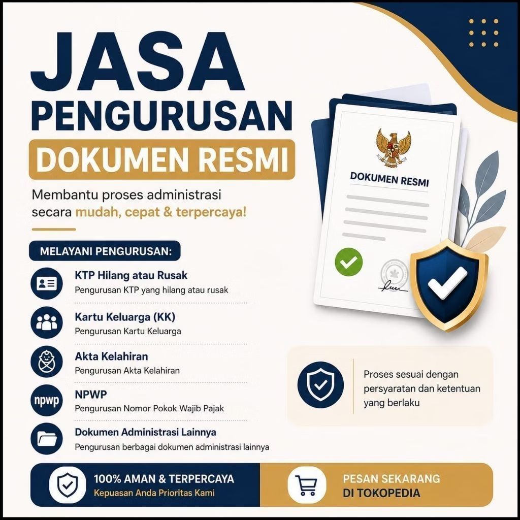 Jasa Cetak UlangKTP Semua Wilayah