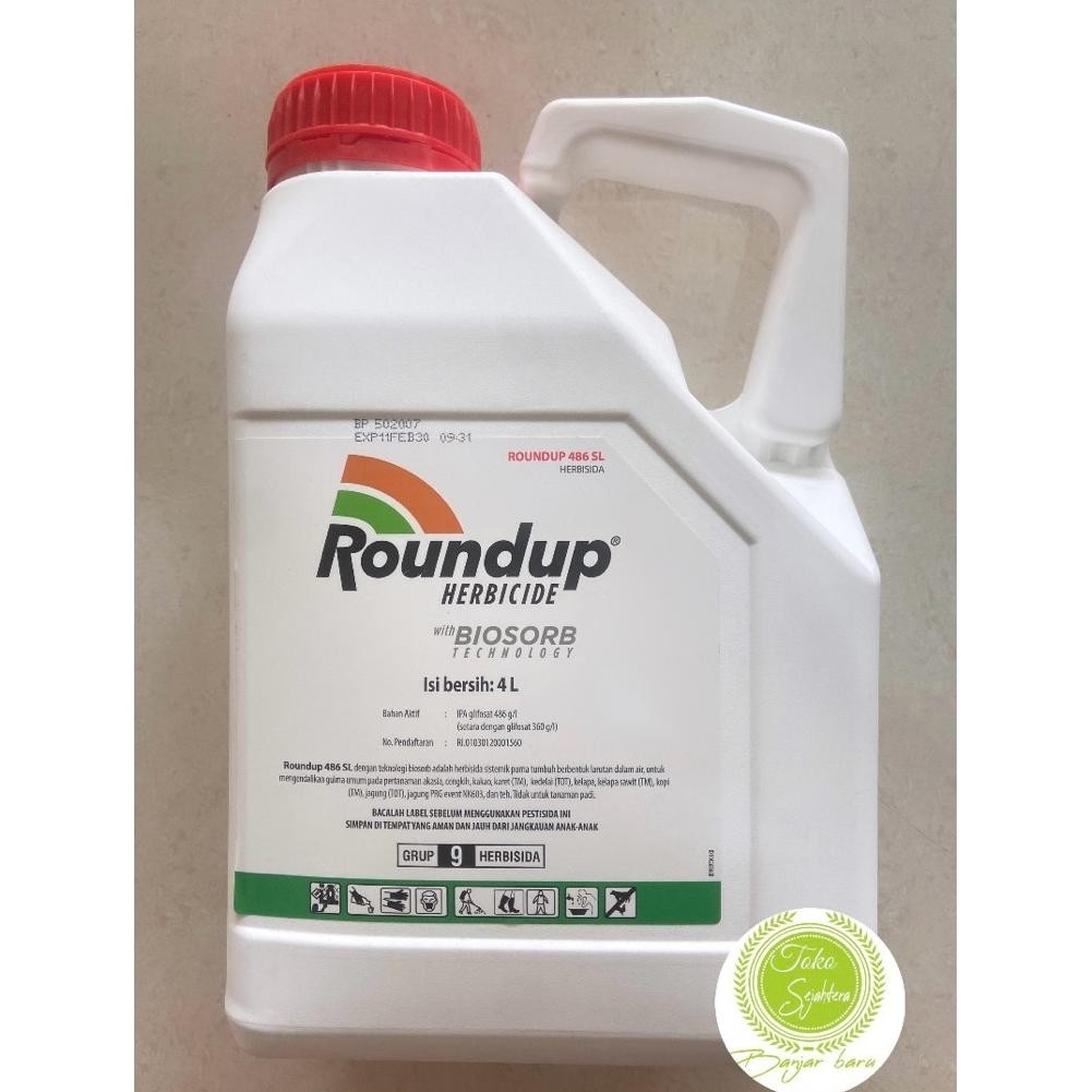 Herbisida sistemik ROUNDUP 4 Liter Best seller ORIGINAL