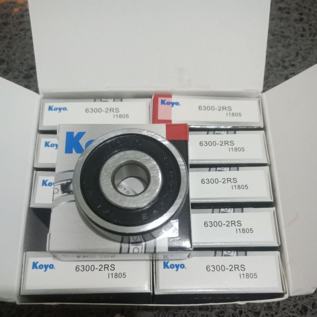 Bearing Koyo 6300-2RS Awet Tahan Lama Klaher Roda 6300 Koyo