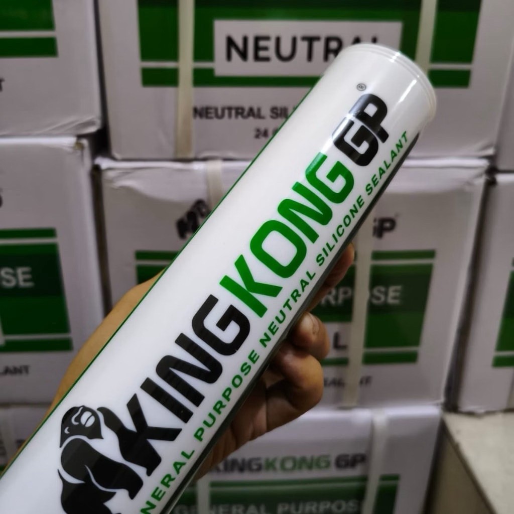 Lem Sealant KINGKONG NETRAL Perekat Bangunan Pintu Jendela/LEM SEALANT NETRAL