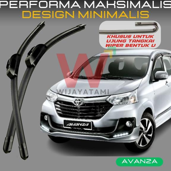 Harga Spesial Wiper Avanza Kaca Depan Frameless 2 Pcs Anti Gores Wiper Avanza 2013 Wiper Avanza 2014