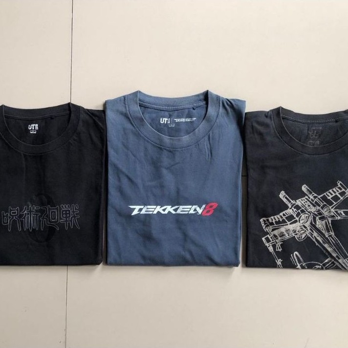 borongan kaos uniqlo pria