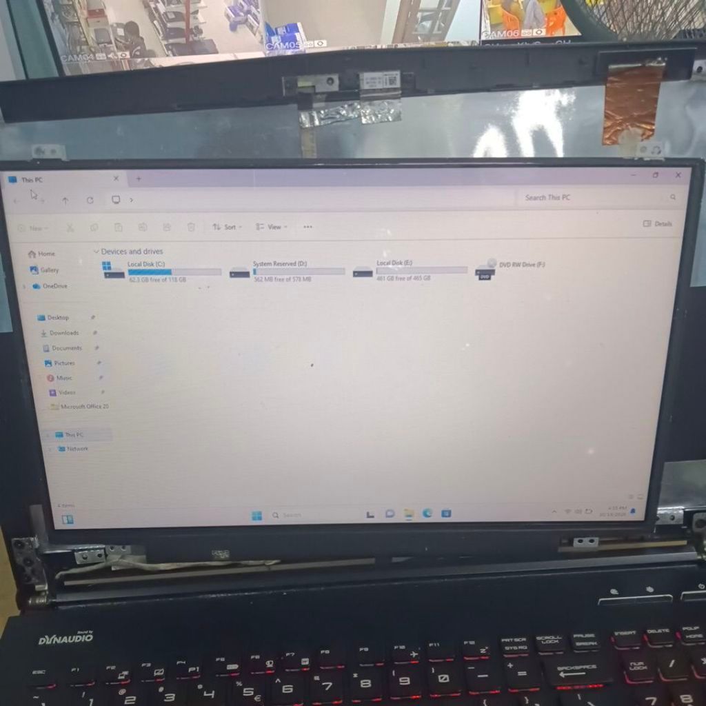 layar led 14 inch 30pin minus