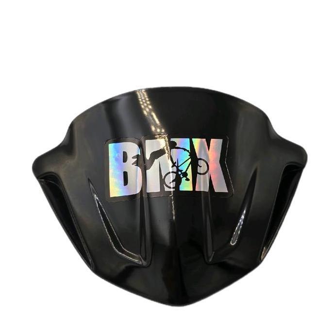 Promo Visor Sepeda BMX Plus Stiker Hologram - Visor BMX Model Beat Karbu Universal Sepeda BMX Dan Mo