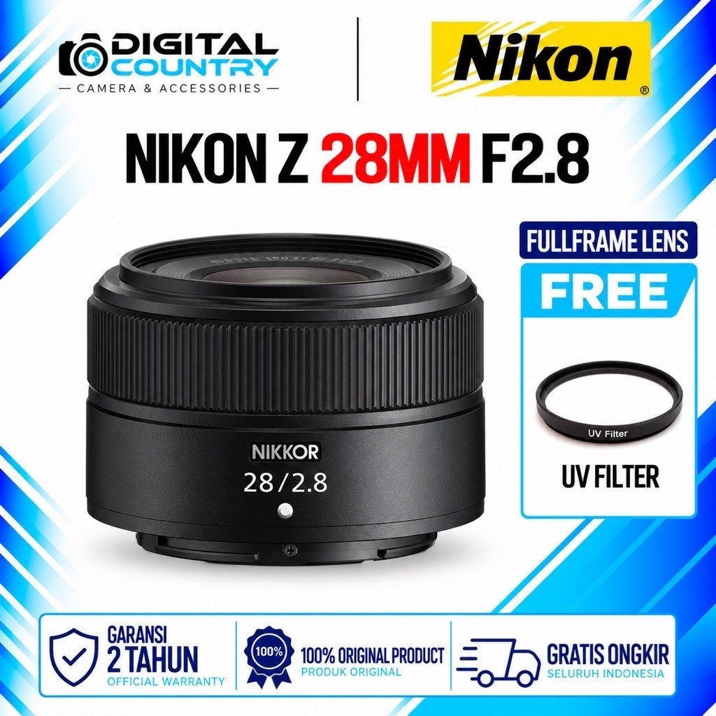 LENSA NIKON NIKKOR Z 28MM F2.8 / NIKON NIKKOR Z 28MM F2.8 / NIKON Z 28MM F2.8