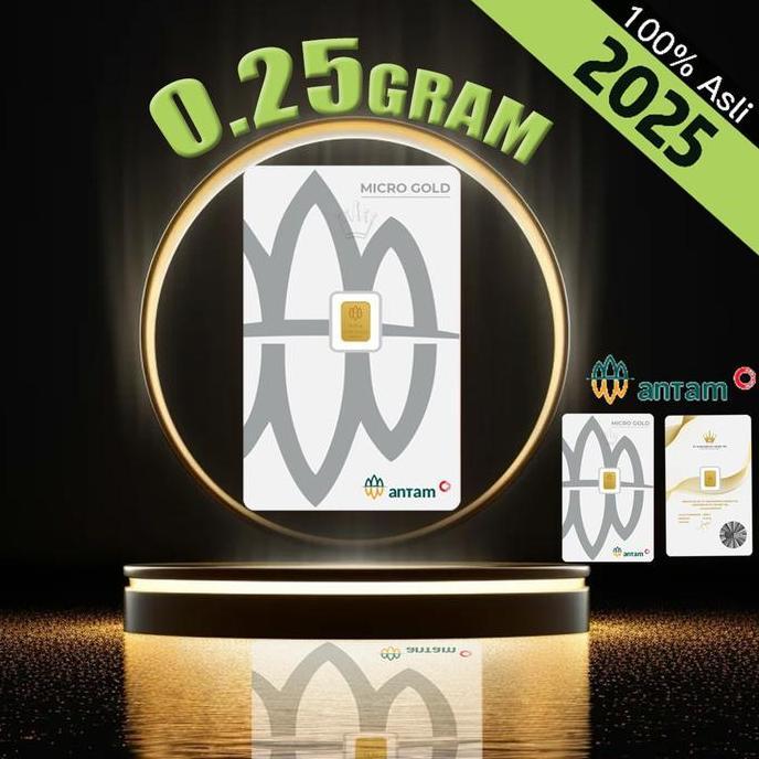Terlaris Logam Mulia Antam Berat 0.25 Gram 2025  Emas Kita