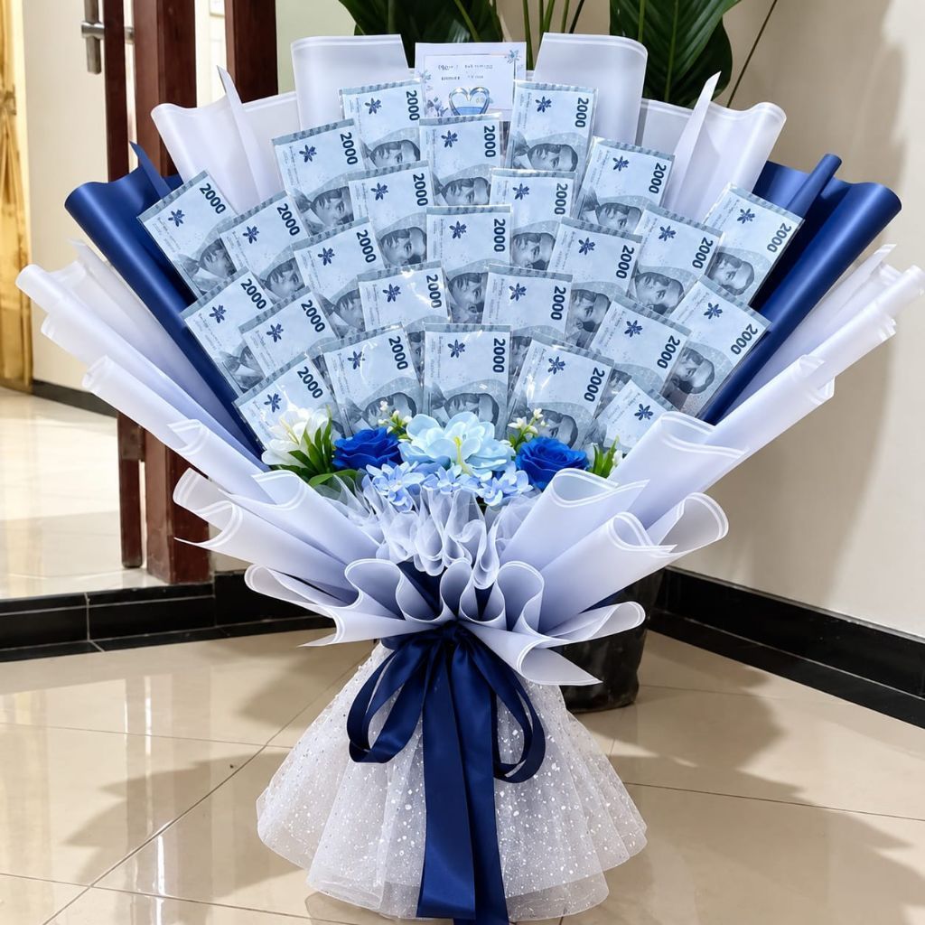 Buket Uang 20 - 100 lembar