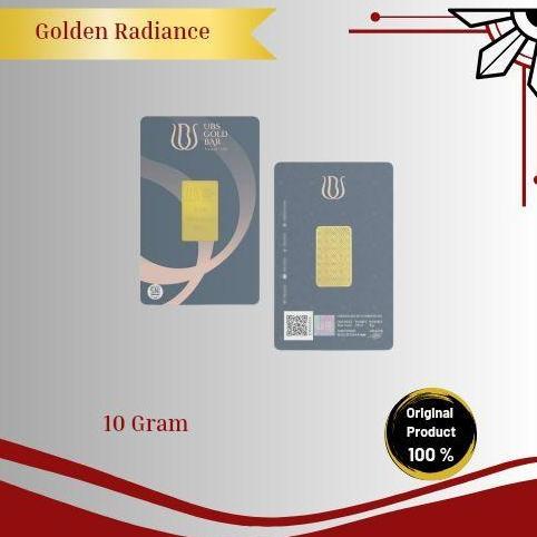 Terlaris Emas Ubs 10.0 Gram Logam Mulia,Garansi Uang Kembali Include Sertifikat
