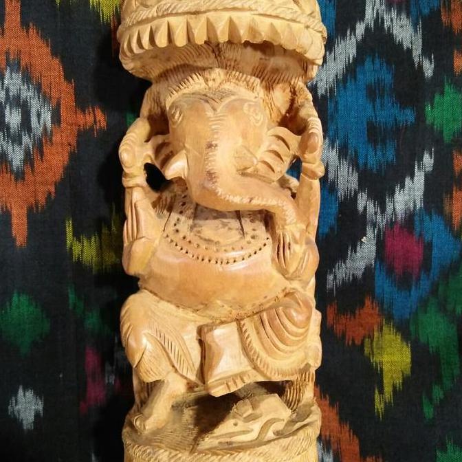 siap kirim] patung Ganesha Kayu 2