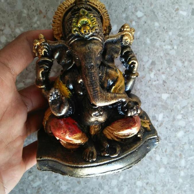 #####] patung Dewa Ganesha kecil antik