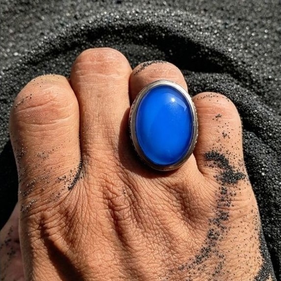 Batu akik blue natural