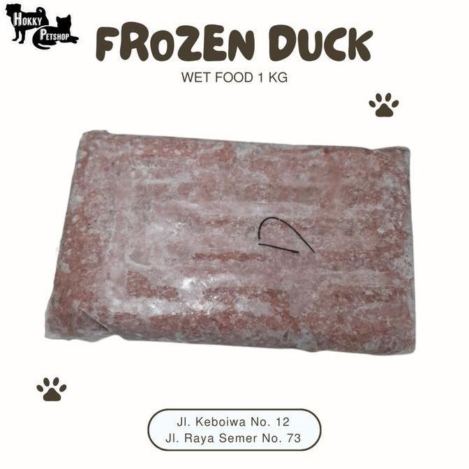 (Raw Food) Daging Bebek Anjing / Daging Bebek Frozen / Daging Bebek