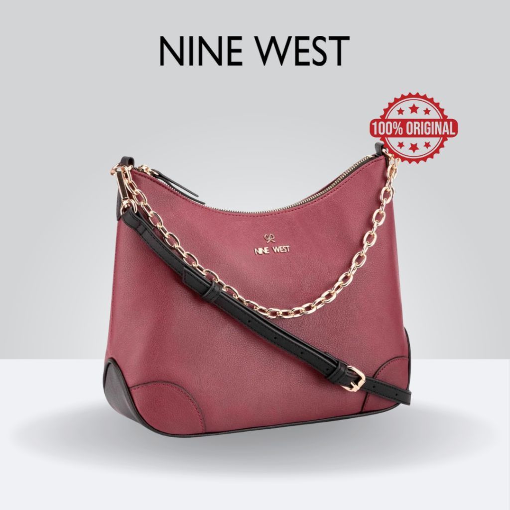 NINE WEST MAROON BAG