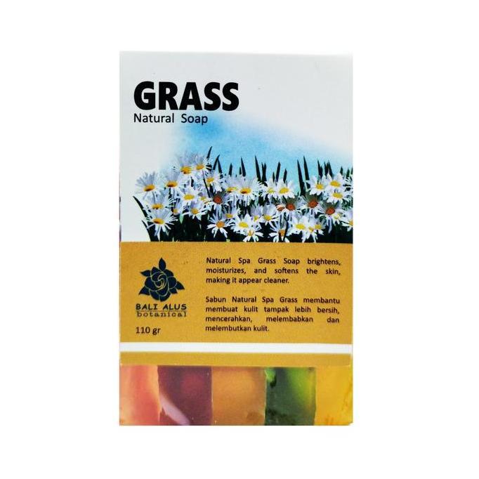 BALI ALUS Sabun Natural 110 gr Grape & Grass Sabun Wangi Melembapkan Kulit