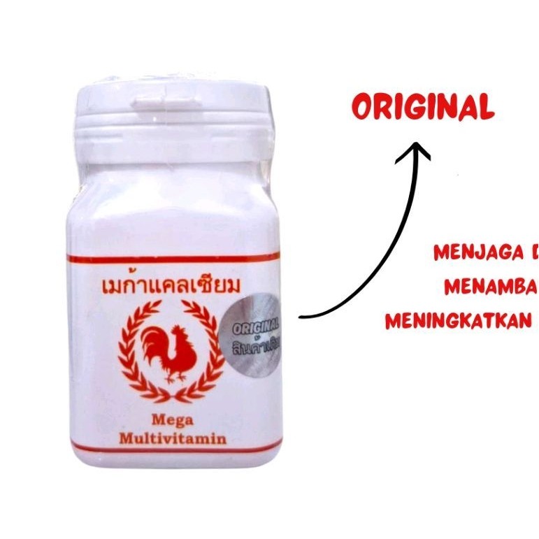 MEGA MULTIVITAMIN ayam / Seperti RAINBOW ayam - isi 100 pill
