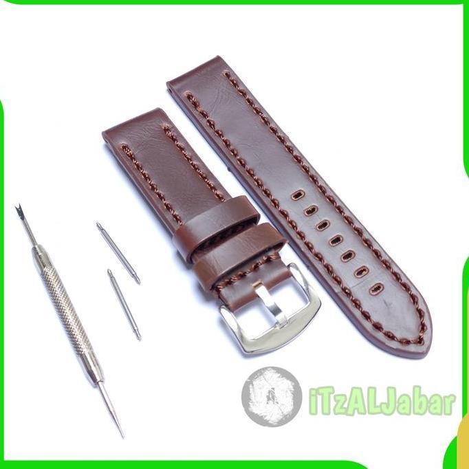 Tali jam tangan Kulit 22mm Leather strap Tali jam Kulit tebal 22mm