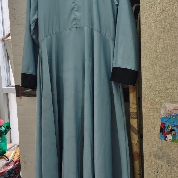 preloved gamis biru muda